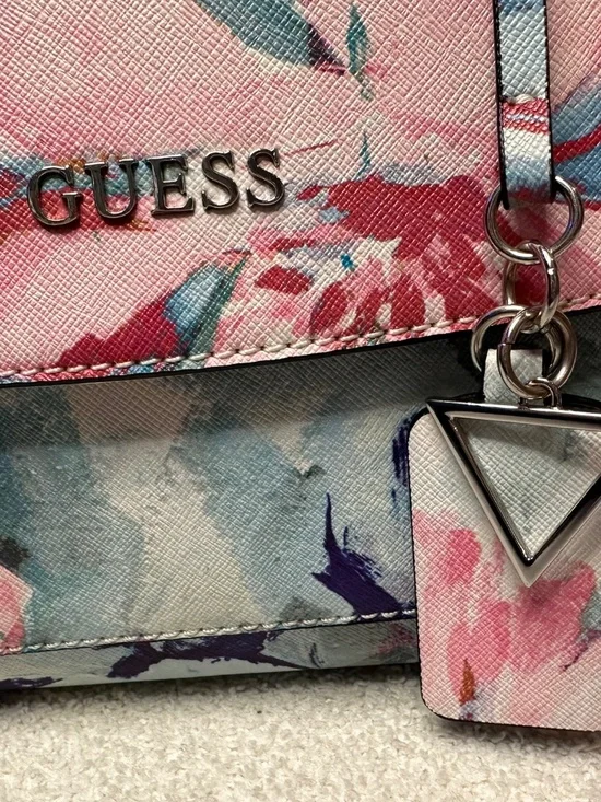 GUESS Pastel Floral Print Bag - Picture 9 of 10
